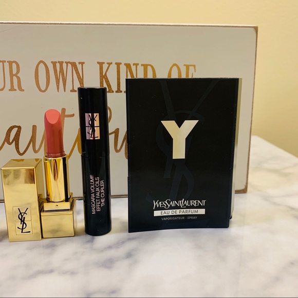 YSL 5 pcs. Lip, mascara, moisturizer glow & more - Picture 7 of 8